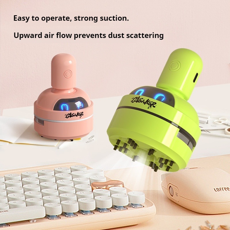 Aspirador de pó para limpeza d - Mini Desktop Vacuum Cleaner For Eraser Dust avaliação e preço