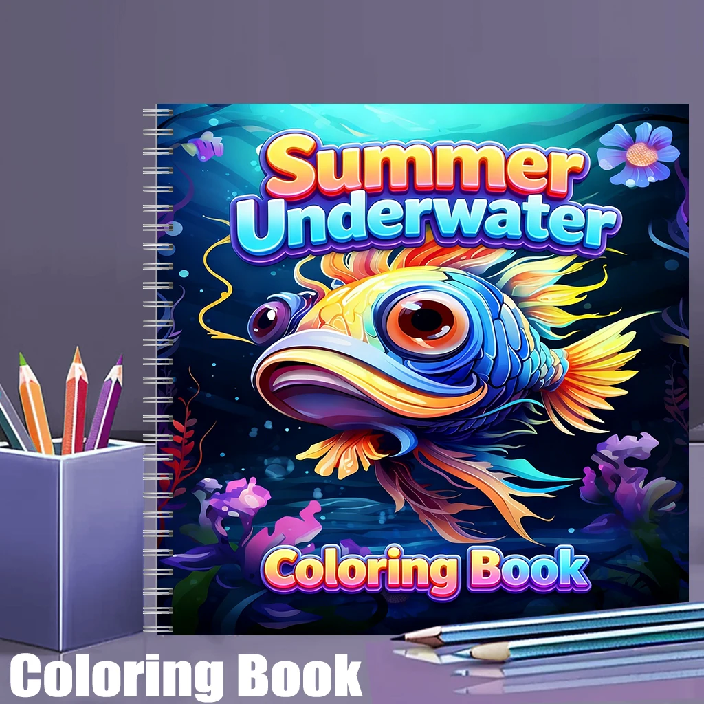 Livro de Colorir Subaquático d - School Supplies avaliação e preço