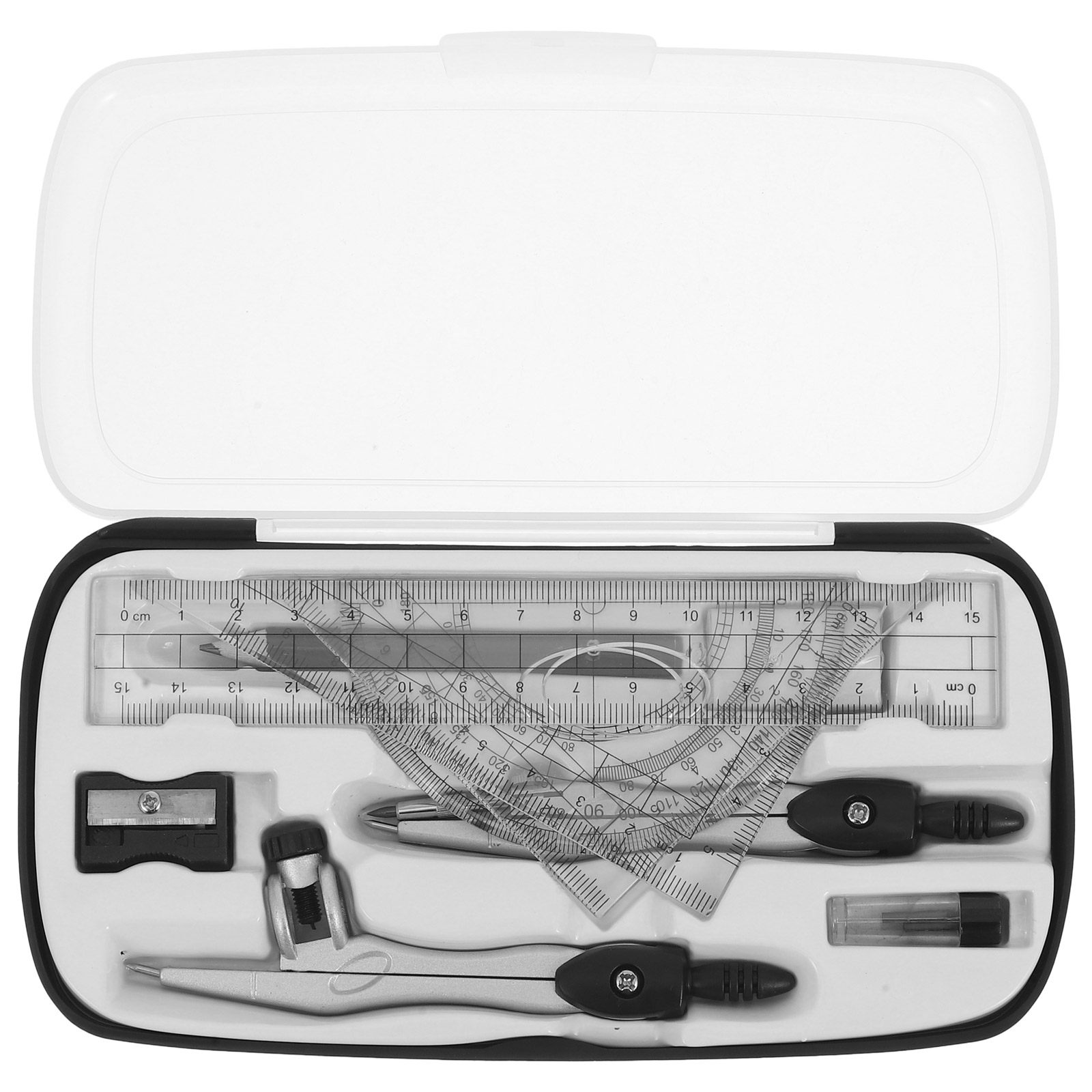 1 conjunto de instrumentos de  - Math Geometry Set With Compass avaliação e preço