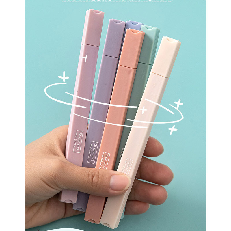 Conjunto de canetas iluminador - Pastel Highlighter Set Double Ended avaliação e preço