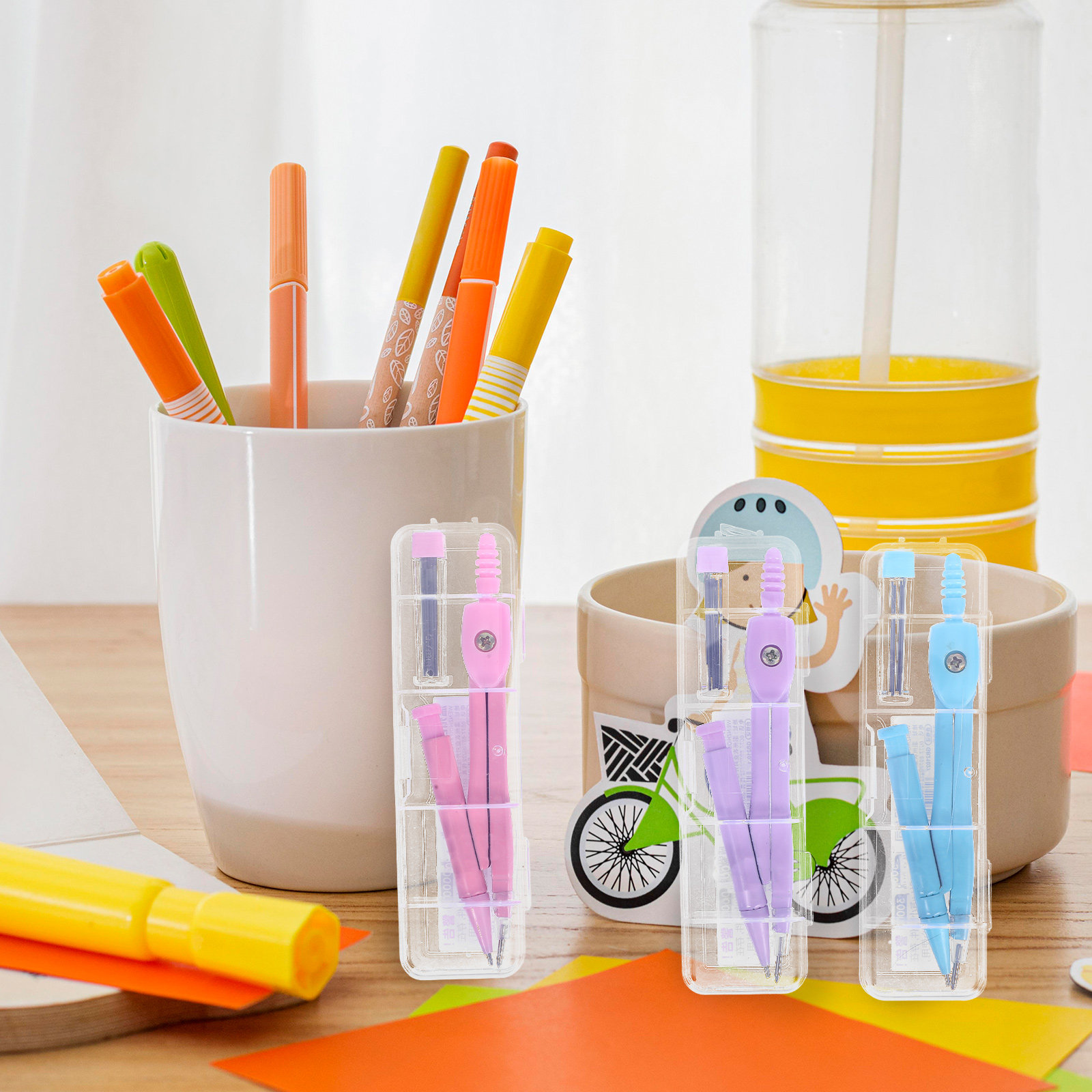 Conjunto de compasso de metal  - Math Geometry Set With Compass avaliação e preço
